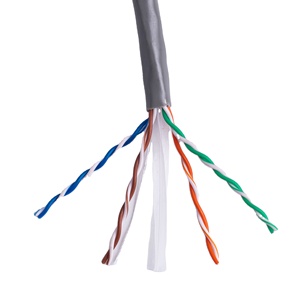 Cable de Red Surxin CAT <span class=keywords><strong>6</strong></span> <span class=keywords><strong>Ethernet</strong></span> de 4 Pares, Cable LAN Cat6 24AWG, 305m, Impermeable, con Cubierta de PE/PVC - Product Image 1