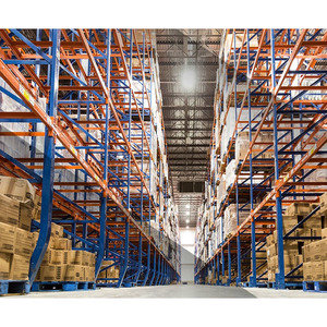 Heavy Duty Selective Pallet <strong>Racking</strong> System Custom Warehouse Storage <strong>Solution</strong> for Distribution Centers - Product Image 1
