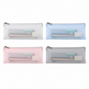 กระเป๋าใส่ดินสอแบบใสกึ่งด้าน TPU  พร้อมโลโก้สั่งทำ ขายส่งจำนวนมาก - Product Image 5