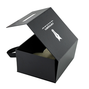 Caja de Regalo Magnética en Forma de <span class=keywords><strong>Libro</strong></span>, Hecha a Mano, de Lujo, para Gorra de Béisbol, Caja de Papel para Sombrero con Asa, Caja para Tocado - Product Image 3