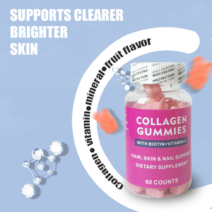 100% natural africano piel blanquear aclarar colágeno gomoso suplemento 3 en 1 belleza Productos para el cuidado de la piel gluta colágeno gomitas - Product Image 4