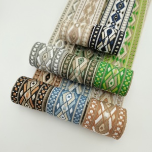 3.8cm Jacquard vải cho túi dây đai máy ảnh vành đai Guitar vành đai với Polyester Ribbon cho giày - Product Image 2