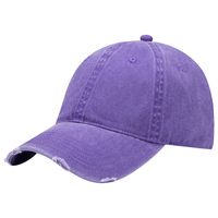 Casquette de baseball de luxe en denim sergé délavé bleu uni, douce, réglable, décontractée, pour l'extérieur, avec visière pare-soleil, personnalisable avec image sportive