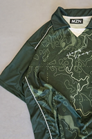 Maillot de football vintage MZN CLUB 88 imprimé toile d'araignée pour homme, coupe oversize, streetwear, délavé à l'acide, 100 % polyester tricoté