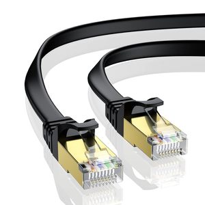 Cable Ethernet Plano Cat7 de 8 Conductores de Cobre Trenzado STP, Cable de Conexión de Red para Conexión LAN de Alta Velocidad - Product Image 4