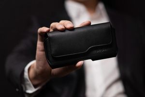 Funda de cinturón de cuero con tapa magnética Horizontal portátil para iPhone 14 Pro y para <span class=keywords><strong>HTC</strong></span> <span class=keywords><strong>Desire</strong></span> 826 magnética Horizontal portátil - Product Image 5