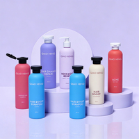Bouteille souple vide en plastique personnalisée de 100 ml, 200 ml, 260 ml, 300 ml pour shampoing et lotion, idéale pour sérum et crème visage