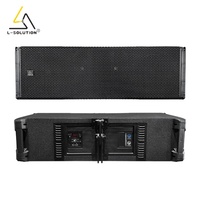 Sistema de Sonido Activo de Línea LS500 con Neodimio, Doble Woofer de 12 Pulgadas, 8000W de Pico, Tres Vías, para Audio Profesional en Exteriores