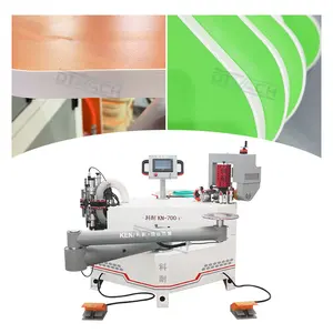 KN700 China Wood Abs Auto Curved Line Edge Bander Semi Automatic Edge Banding Machine Curve And Straight With Trimmer