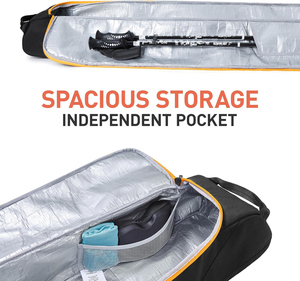 Sac de transport de <span class=keywords><strong>ski</strong></span> simple de grande capacité Sac de protection de <span class=keywords><strong>ski</strong></span> de voyage robuste entièrement rembourré - Product Image 3