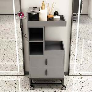 2025 moderne bois coiffeur Spa chariot Salon de beauté stockage outils chariot pour salon salle de bain chambre-salon de coiffure meubles - Product Image 4