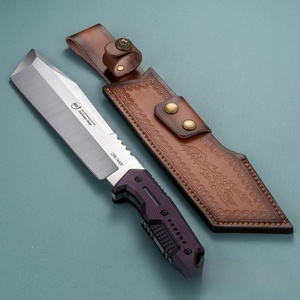 Cuchillo Táctico de Supervivencia Personalizable Pioneer con Mango G10, Hoja Recta de Acero Inoxidable, para Caza y Bricolaje - Product Image 5