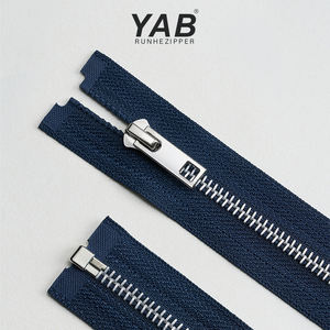 YAB Achat en vrac Ouvert-End Écologique Taille Personnalisée Jeans Métal Aluminium <span class=keywords><strong>Fermeture</strong></span> <span class=keywords><strong>Éclair</strong></span> Pour Textile À La Maison Et Vêtement - Product Image 4