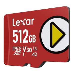 Tarjeta de Memoria Lexar MicroSDXC 512GB V30 U3 A2 Play Roja - Product Image 3