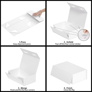 Wedding Gift <strong>Boxes</strong> for Present with Lids Magnetic Closure Rectangle Collapsible for <strong>Bridesmaid</strong> <strong>Proposal</strong> Box, Wedding, Christmas - Product Image 4