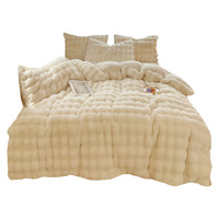 2025 broderie couette velours ensemble de draps rayure housse de couette blanc hôtel couvre-lit drap blanc hôtel draps