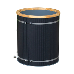 Baignoire <span class=keywords><strong>en</strong></span> <span class=keywords><strong>bois</strong></span> intelligente à refroidissement intégré contrôlée par Wi-Fi pour spa à domicile, fitness et bain froid - Product Image 2
