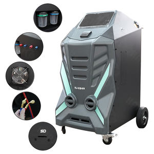 Máquina <span class=keywords><strong>de</strong></span> refrigerante completamente automática Dual <span class=keywords><strong>Gas</strong></span> R134a 1234yf A/C <span class=keywords><strong>Aire</strong></span> <span class=keywords><strong>acondicionado</strong></span> para el cuidado del automóvil - Product Image 2