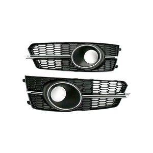 Juego de Carcasas Decorativas para Sensor de Radar, Rejillas ACC, Luz Antiniebla Inferior de Parachoques Delantero Izquierdo y Derecho para <span class=keywords><strong>AUDI</strong></span> A6 2016 2017 2018 <span class=keywords><strong>S6</strong></span> S-Line C7.5 - Product Image 1