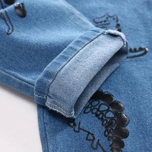 Nouveau pantalon de survêtement en jean pour garçons, modèle italien, conçu avec soin, fabriqué en Chine par la meilleure usine de jeans. - Product Image 4