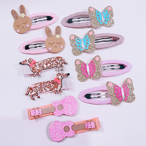 Venta al por Mayor de Pinzas para el Cabello para Niñas, Pinzas Dulces y Lindas para Bebés, Pinzas con Forma de Mariposa y Animales de Dibujos Animados para Niños - Product Image 5