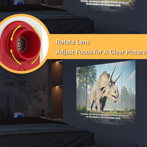 Proiettore LED per <span class=keywords><strong>Racconti</strong></span> <span class=keywords><strong>di</strong></span> Fiabe, Lampada da Notte Intelligente con 6 Temi in 1 per Camera da Letto - Product Image 4