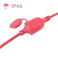 Câble d'extension électrique extérieur étanche IP44 en cuivre pur, 10 m, 16A, prise Schuko moulée, certifié VDE CE GS