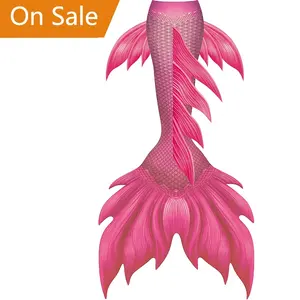 Grote Lange Mermaid Tail Badpak Voor Zwemmen Volwassen De Kleine Zeemeermin Kostuum Cosplay Strand Kleding Badpak