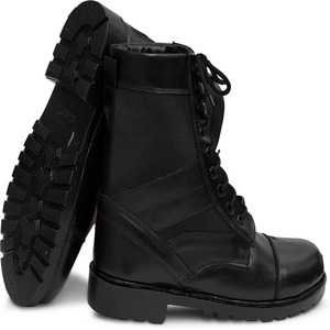 Bottes élégantes pour hommes en cuir véritable, à lacets, bottines durables, semelle antidérapante, coussin intérieur doux, confortables, décontractées, pour l'extérieur - Product Image 1