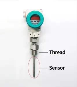 Suhu tahan ledakan suhu sensor pemancar dengan thermowell