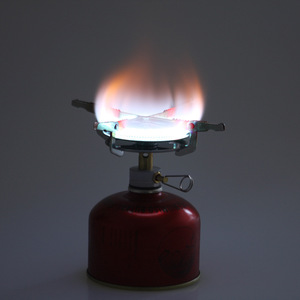 ポータブルチタンストーブサバイバルファーネス屋外ガスストーブミニステンレス鋼キャンプストーブガスバーナー - Product Image 4