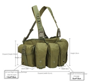 TV04 Outdoor Tactical Outdoor Camping Tactical Backpack Tactical Backpack <b>Molle</b> Chest <b>Bag</b> Tactical Backpack - Product Image 6
