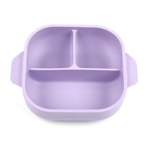 ชามซิลิโคนสำหรับเด็ก 3 ช่อง น่ารัก ใช้งานในครัวเรือน ปลอดภัยสำหรับอาหาร เหมาะสำหรับป้อนอาหารและให้นมเด็กวัยหัดเดิน ผลิตภัณฑ์สำหรับเด็ก - Product Image 5