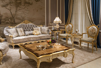 Tables console de style français pour meubles de salon avec peinture en bois massif Sculpture de luxe Armoire console faite à la main
