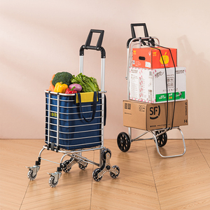Carrello pieghevole <span class=keywords><strong>mercato</strong></span> portatile carrello per la spesa pieghevole carrello per salire le scale carrello pieghevole multifunzionale - Product Image 2
