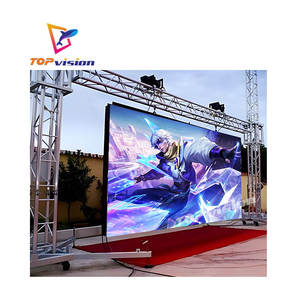 Topvision Park kare doğal Spot sütun Led açık ekran P3.91 HD tam renkli Led reklam ekranı kiralama ekranı - Product Image 5