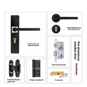 Puerta Interior de Aleación de Aluminio Anti-Mosquitos de Foshan con Aislamiento Acústico y Características Antihumedad para Dormitorio - Product Image 4