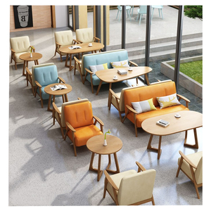Leisure China Supplier Restaurant Coffee Shop Table and Chairs Sets <strong>Rest</strong> Area Reception Dining Cafe Furniture - Product Image 2