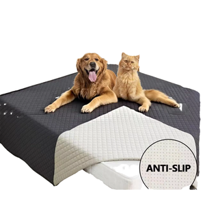 100% Wasserdichte Flammhemmende Haustierfreundliche Decke Einfarbig Universeller Rutschfester Sofa-Bett-Möbelschutz Anti-Staubmilben - Product Image 4