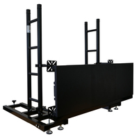 Soporte de Suelo Portátil de Aluminio para Pantalla LED, Estructura de Soporte para Gabinete LED