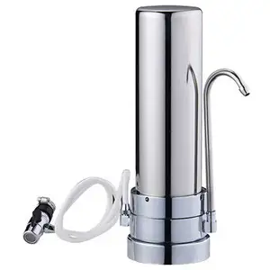 Countertop home mini drinking tap ceramic activated carbonfor blocn water purifier filter candle system housing