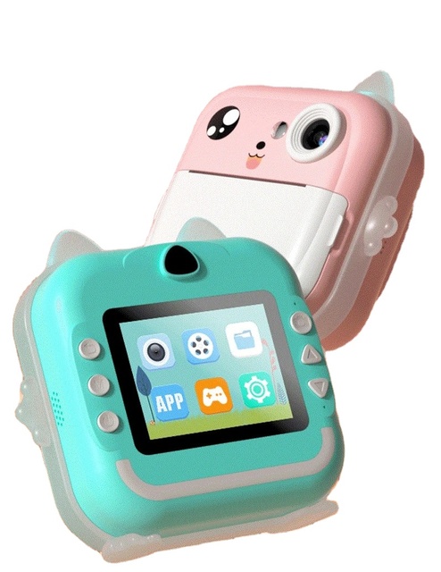 Children's Camera with Printing Instant Print Photo Kids Camera 2.4 Inch Puzzle Game Kid Instant Print Camera Toys for Kids