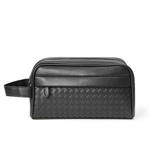 Borsa da Viaggio per <span class=keywords><strong>Cosmetici</strong></span> di Grande Capienza all'Ingrosso con Logo Personalizzato, Trousse di Lusso da <span class=keywords><strong>Uomo</strong></span> in Pelle PU per Trucchi con Maniglia - Product Image 1