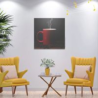 Haut-parleur Bluetooth pour cadre photo stéréo HD, audio sans fil à basses riches avec panneau photo interchangeable pour la décoration intérieure