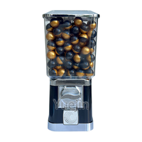 Distributeur automatique de bonbons à monnayeur pour enfants, jouets en métal et plastique en forme de capsule cylindrique