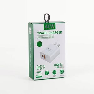 Nouveau chargeur rapide 2026 20W 40W 1A1C USB Type C PD3.0 QC4.0 PPS Mini chargeur rapide et adaptateur pour iPhone/MacBook/Android - Product Image 1