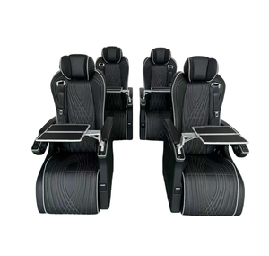 Accessoires intérieurs de luxe pour <span class=keywords><strong>fourgon</strong></span> avec sièges VIP inclinables, dotés d'une table pliable, pour sièges capitaine Mercedes-Benz GLS450 - Product Image 4