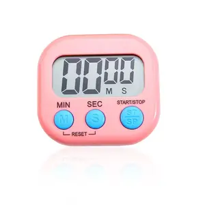 Box Pack Low Moq Goedkope Magneet Mini Lcd Elektronische Countdown Mechanische Schattige Klok Digitale Keuken Timer Voor Werken
