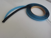 Verre isolant en aluminium d'entretoise de bord chaud flexible de 6mm avec dessicant de butyle pour l'installation de vis de réfrigérateur de portes de fenêtres
