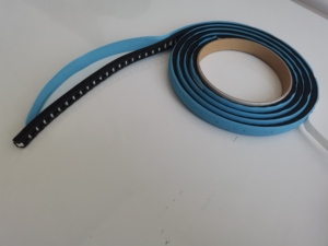 Verre isolant en aluminium d'entretoise de bord chaud flexible de 6mm avec dessicant de butyle pour l'installation de vis de réfrigérateur de portes de fenêtres - Product Image 1